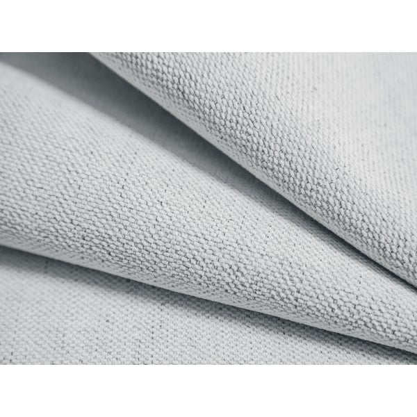 Pat matrimonial gri deschis tapițat cu spațiu de depozitare/fără tăblie cu somieră 180x200 cm Susan – Micadoni -image-4