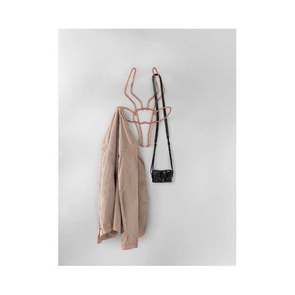 Cuier de perete în formă de gazelă Metaltex, lățime 30 cm-image-1