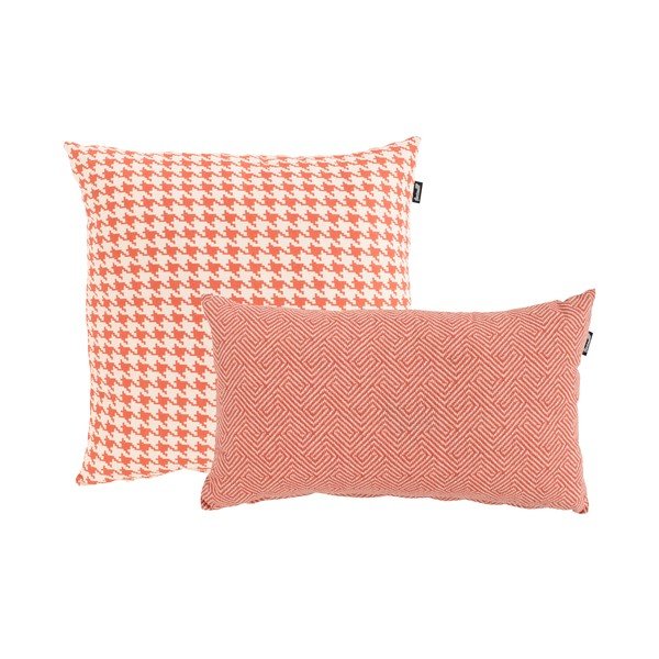 Pernă de grădină Hartman Poule, 50 x 50 cm, portocaliu - alb-image-4