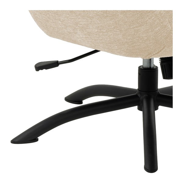 Set fotoliu și taburet Actona Talgarth, alb - crem-image-4