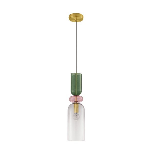 Lustră aurie din sticlă ø 11 cm Murano – Nova Luce