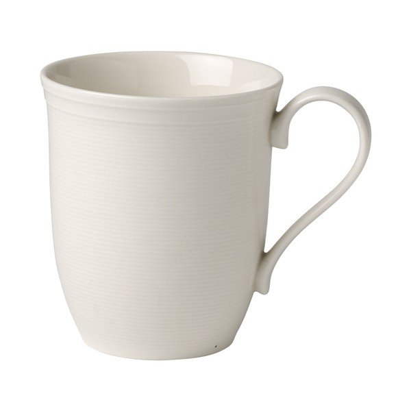 Cană din porțelan Villeroy & Boch Like Organic, 0,35 l, bej