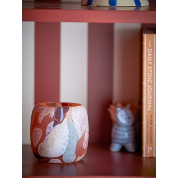 Sfeșnic pentru lumânări pastilă din sticlă Karan – Bloomingville-image-2