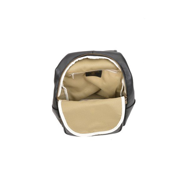 Rucsac din piele Luisa Vannini Sienna, negru-image-4