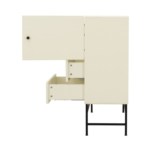 Comodă înaltă albă 107x107 cm Cocktail - Tenzo-image-3