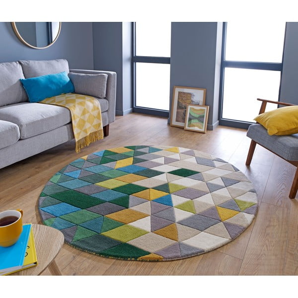 Covor din lână Flair Rugs Prism, ⌀ 160 cm-image-1