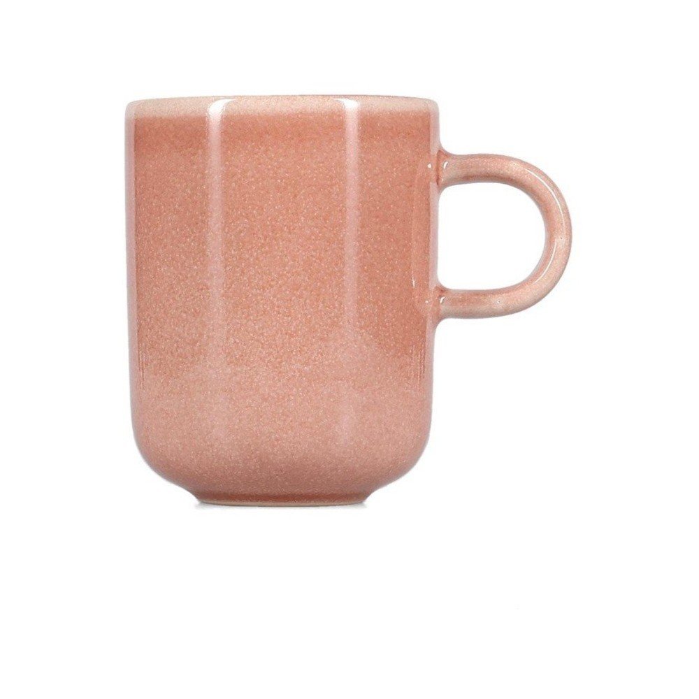 Cană roz din gresie ceramică 300 ml Duna – ONA