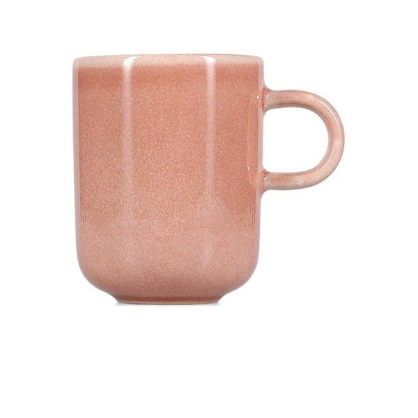 Cană roz din gresie ceramică 300 ml Duna – ONA