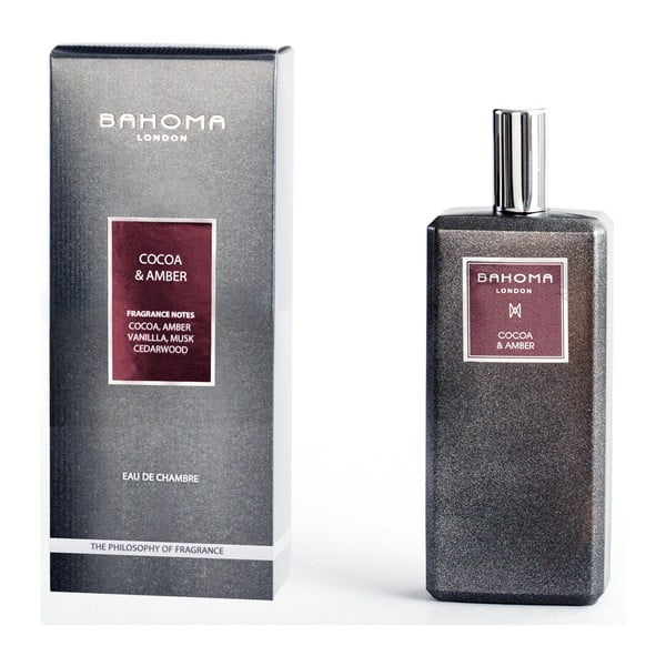 Spray de interior Bahoma, aromă de cacao și ambra, 100 ml