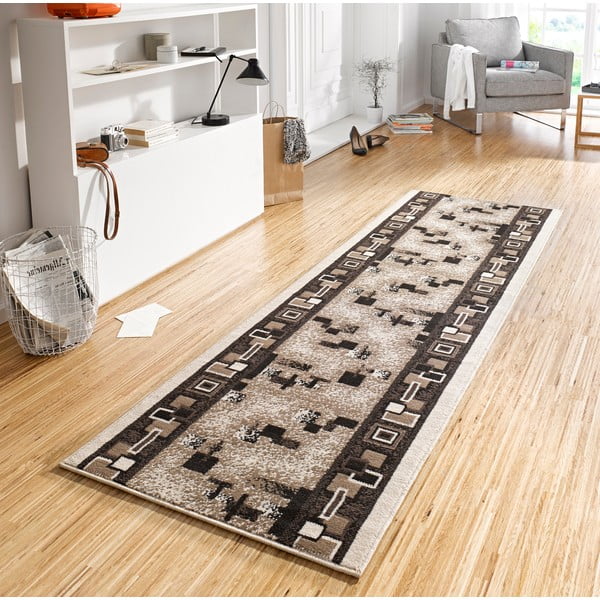 Covor maro de tip traversă 80x250 cm Cube – Hanse Home-image-1