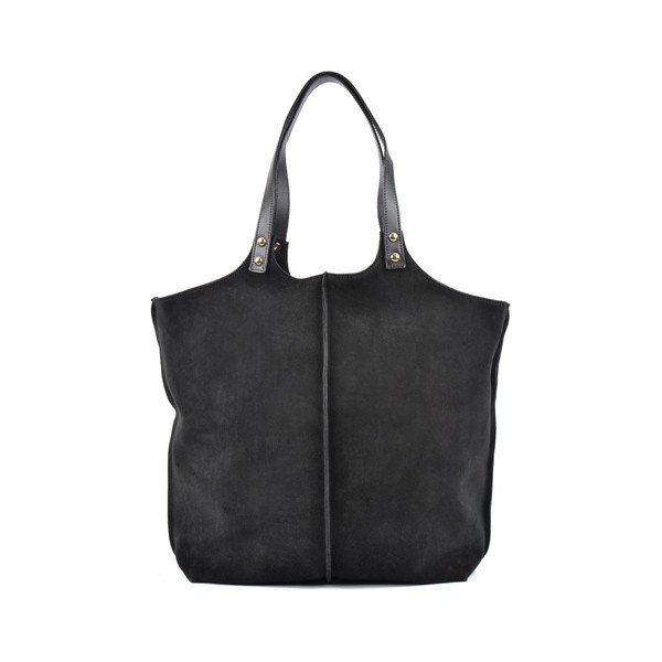 Geantă din piele Roberta M Magna, negru-image-2