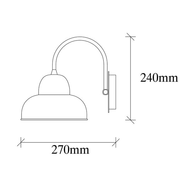 Aplică de perete aurie ø 20 cm Multan – Opviq lights-image-4