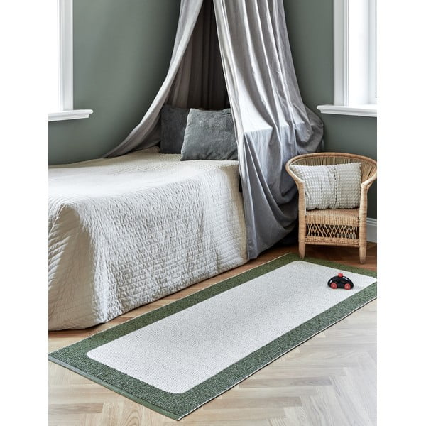 Covor pentru exterior și interior verde/crem 70x120 cm Ilda Pine – Pappelina-image-3