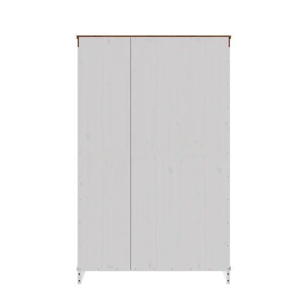 Dulap alb/chihlimbar din lemn de pin 74x118x35 cm Anita – Støraa-image-4