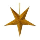 Decorațiune luminoasă pentru Crăciun Star Trading Velvet, auriu, ø 60 cm