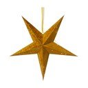 Decorațiune luminoasă pentru Crăciun Star Trading Velvet, auriu, ø 60 cm
