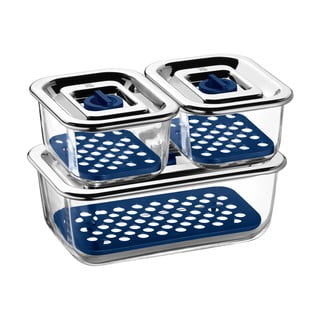 Set bol din sticlă cu grilaj de picurare WMF