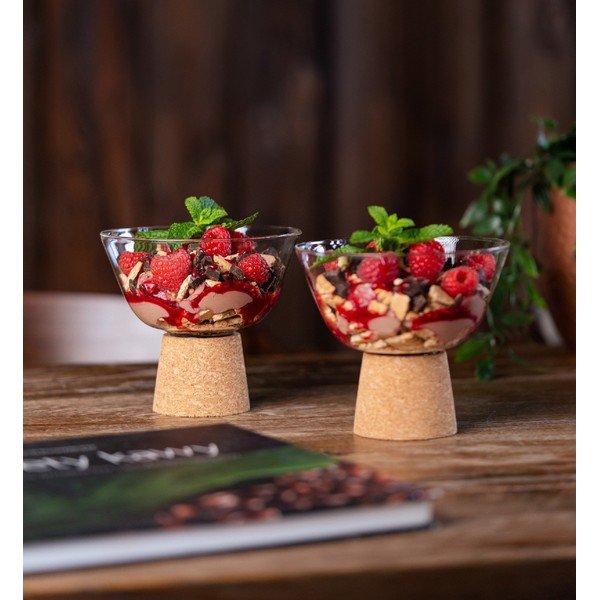 Set de pahare cupă 2 buc. pentru înghețată (sundae) 380 ml Vilagio – Vialli Design-image-1