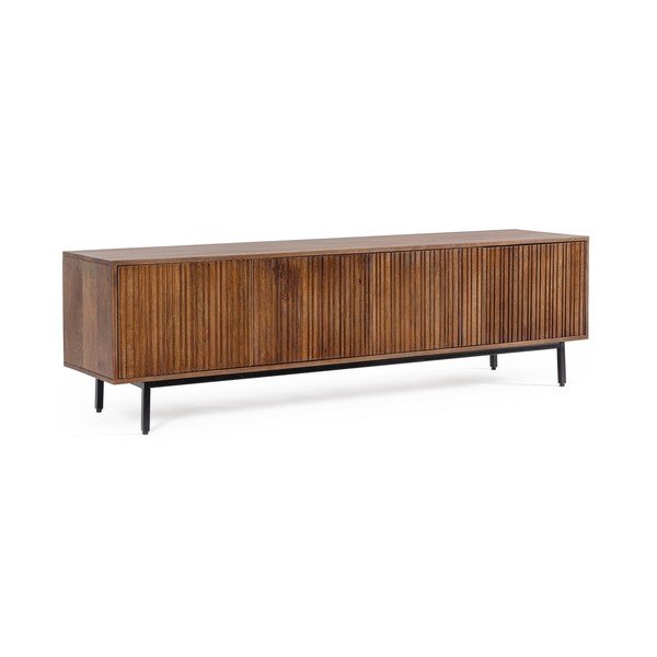 Comodă TV în culoare naturală din lemn de mango 170x50x40 cm Tadita – Bizzotto-image-2