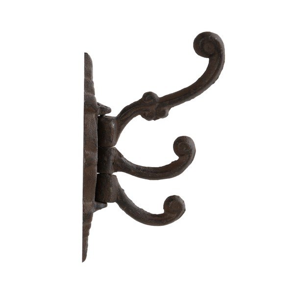 Cârlig maro închis de montat pe perete din metal – Esschert Design-image-2