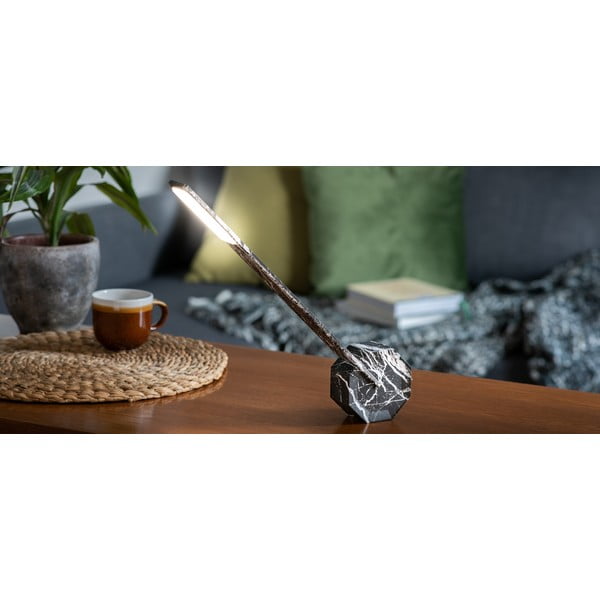 Veioză neagră LED (înălțime 38 cm) Octagon One – Gingko-image-4