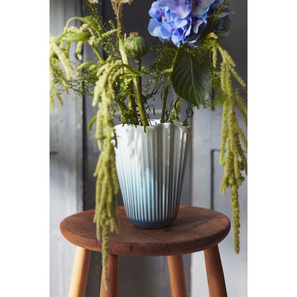 Vază albastru-deschis din ceramică (înălțime 20,5 cm) Hammershøi – Kähler Design-image-1