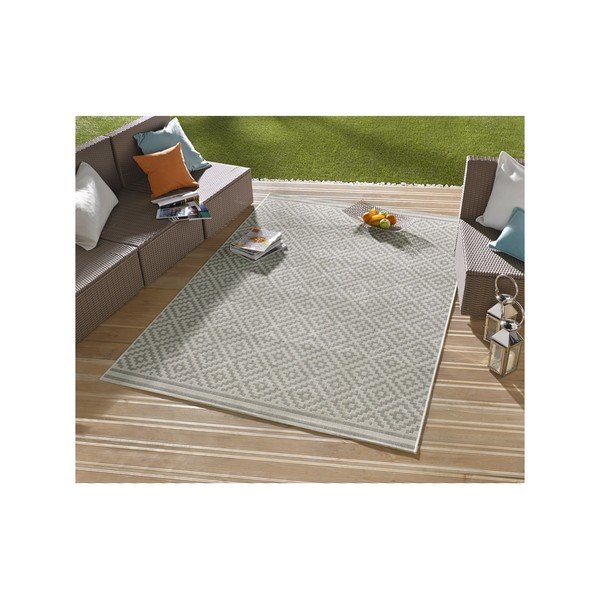Covor adecvat interior/exterior Bougari Karo, 140 x 200 cm, gri-image-3