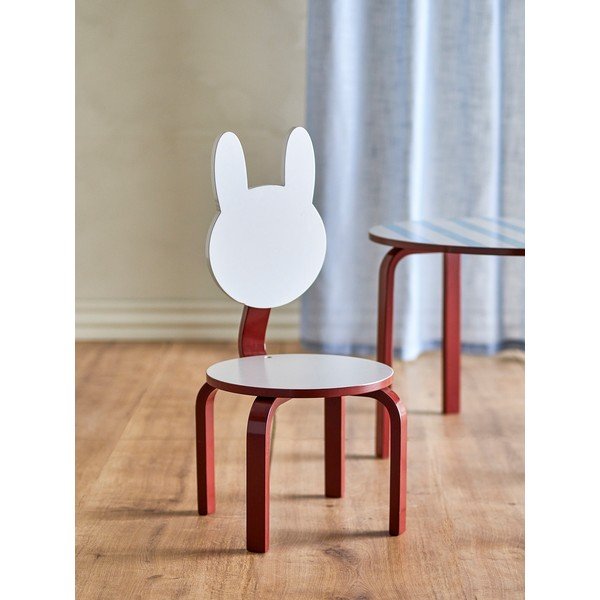 Scaun de copii burgundy/alb Liova – Bloomingville Mini-image-1