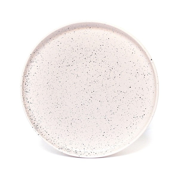Farfurie mică din gresie ÅOOMI Dust, ø 20 cm, roz deschis