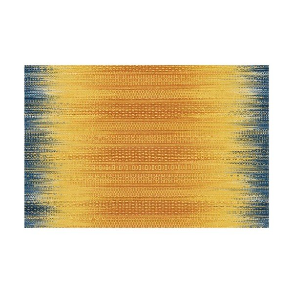 Covor lucrat manual Arte Espina Sunset 8070, 140 x 200 cm, albastru - galben-image-3