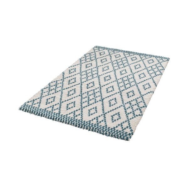 Covor Mint Rugs Ornament, 80 x 150 cm, albastru-image-1