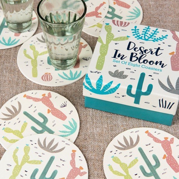 Set 8 suporturi pentru pahare Rex London Desert In Bloom-image-1
