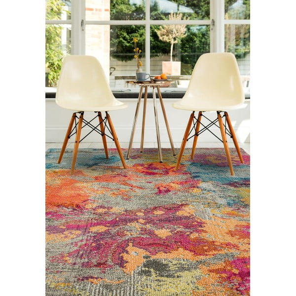 Covor roșu 150x80 cm Colores Cloud - Asiatic Carpets-image-1