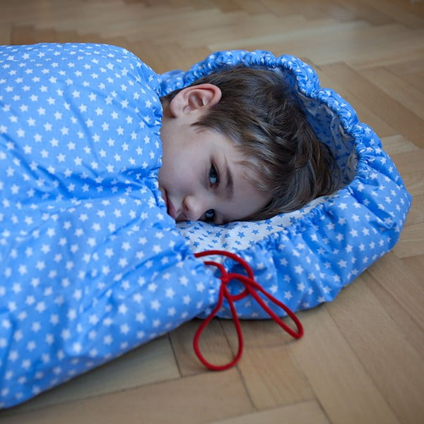 Sac de dormit pentru copii Bartex Design, 70 x 180 cm, albastru