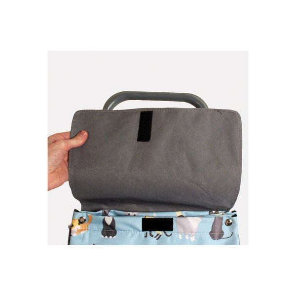 Sacoșă cu roți pentru cumpărături Sabichi Crazy Cats-image-3