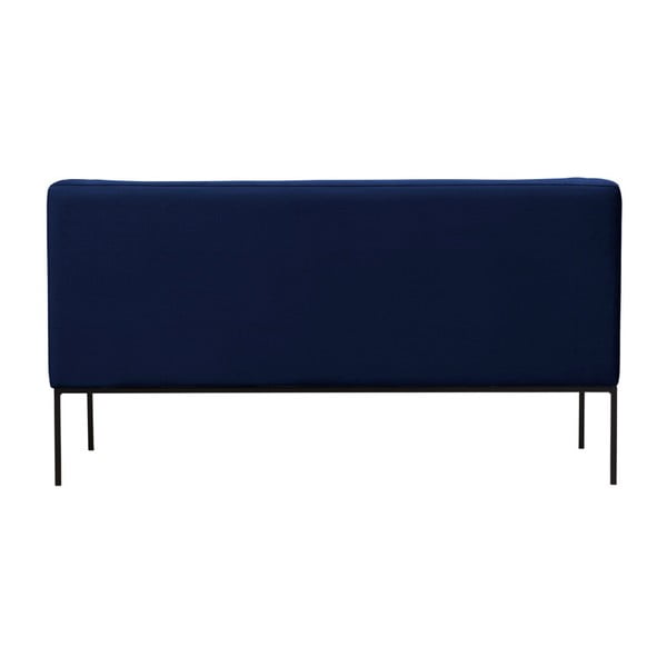 Canapea din catifea cu 2 locuri Windsor & Co Sofas Neptune, albastru închis-image-3