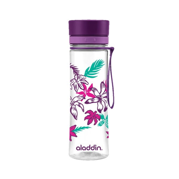 Sticlă de voiaj Aladdin Aveo Bloom, 600 ml, mov