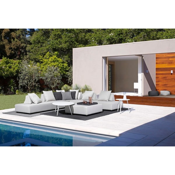 Măsuță de grădină rotundă din aluminiu ø 50 cm Ridley   – Bizzotto-image-2