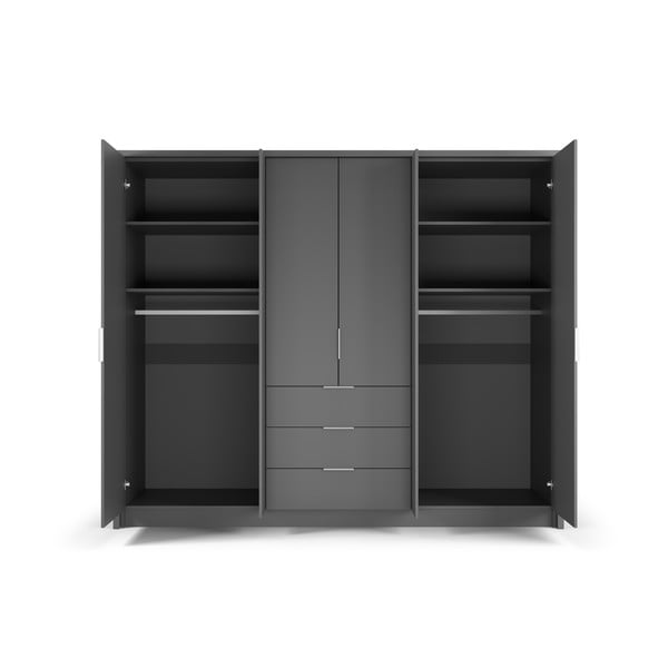 Dulap gri 255x217 cm Wells - Cosmopolitan Design-image-4