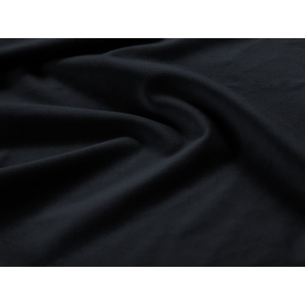 Pat matrimonial albastru închis tapițat cu spațiu de depozitare cu somieră 140x200 cm Campi – Cosmopolitan Design-image-3