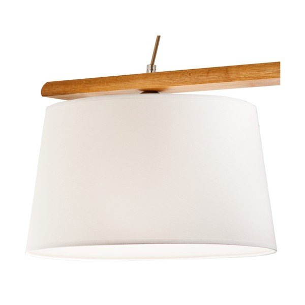 Lustră maro cu abajur textil ø 35 cm Aida – LAMKUR-image-4