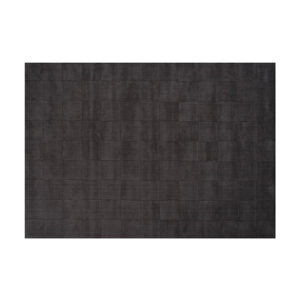 Covor de lână Luzern Grey, 200x300 cm, gri închis