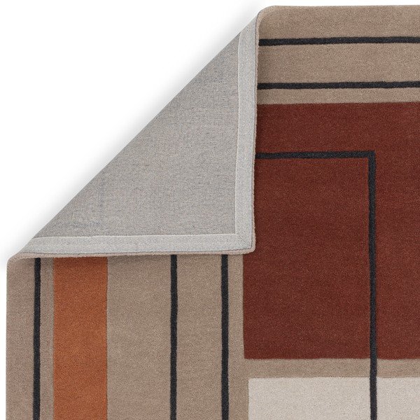 Covor cărămiziu-bej din lână 120x170 cm Reef – Asiatic Carpets-image-4
