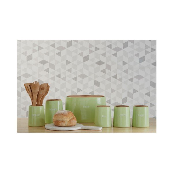 Suport pentru ustensile de bucătărie Premier Housewares Fletcher, 800 ml, verde-image-4