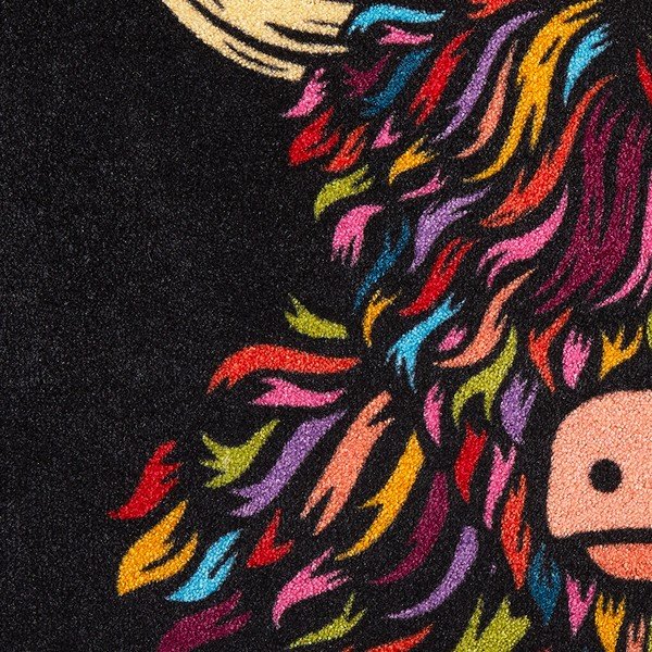 Covoraș de intrare 40x60 cm Highland Cow – Artsy Doormats-image-2