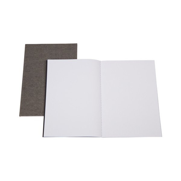 Set 2 caiete Bigso Notes, 40 file, gri închis-image-1