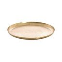 Tavă decorativă din metal ø 34,5 cm Krosna – Light & Living