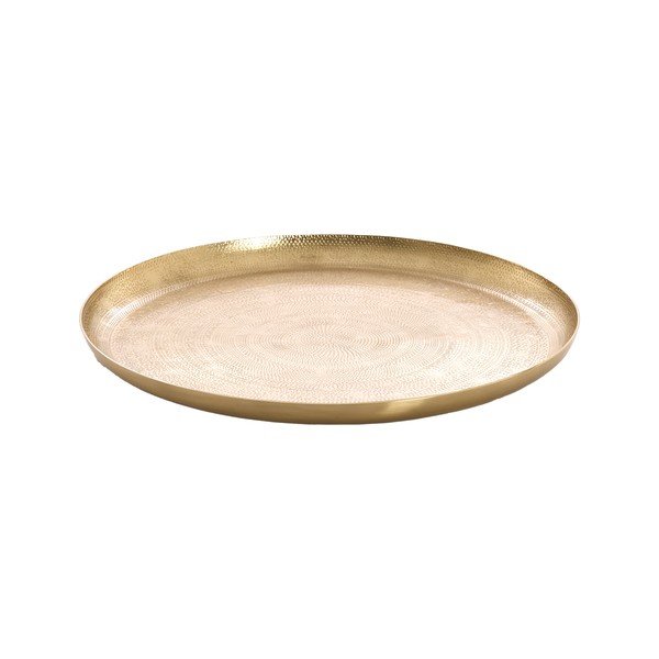Tavă decorativă din metal ø 34,5 cm Krosna – Light & Living
