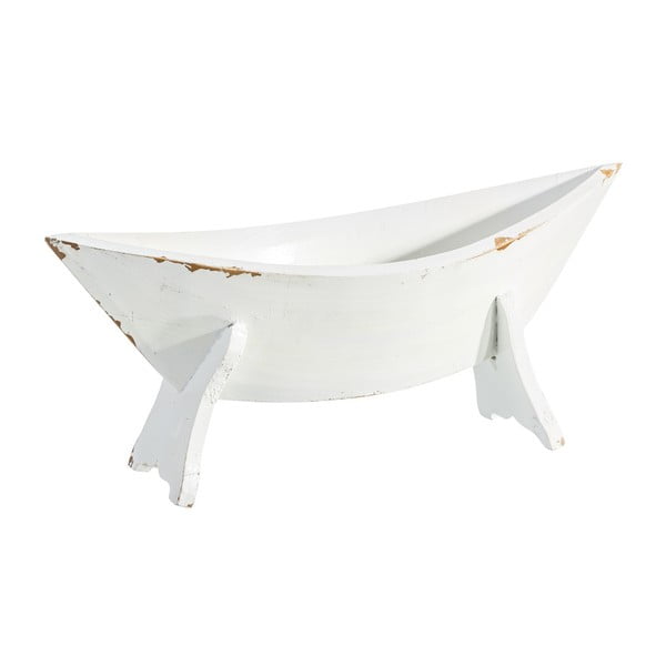 Ghiveci Ixia Boat, înălțime 20 cm, alb