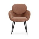 Set de scaune de living teracotă 2 buc. tapițat Nure – MOME